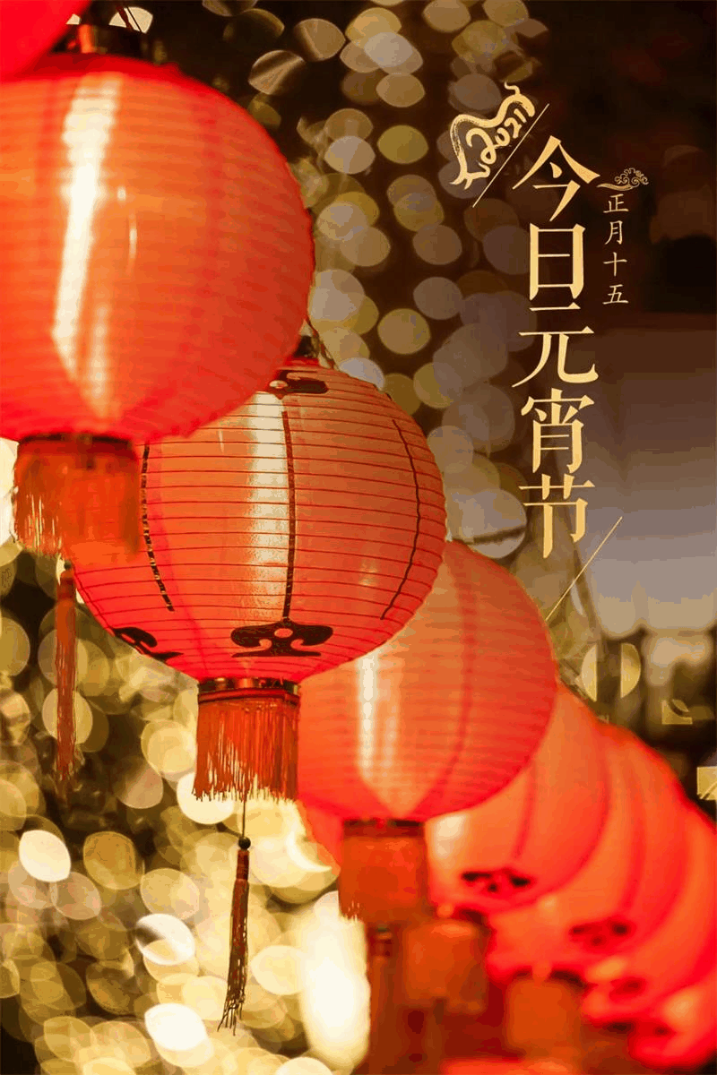 今日元宵节丨守万家灯火，候春暖花开！